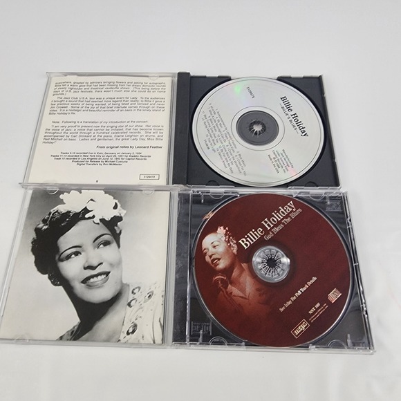 Billie's Blues And God Bless The Blues 2 Cds  by Billie Holiday  jazz heritage - Picture 3 of 4